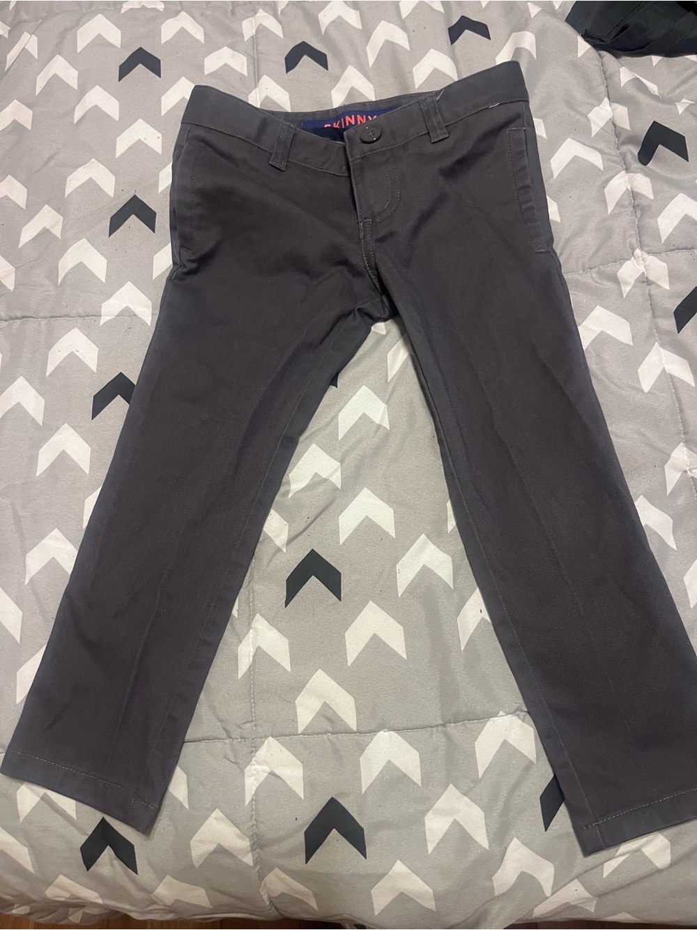 French Toast Girls' Straight Chino Pants - Black